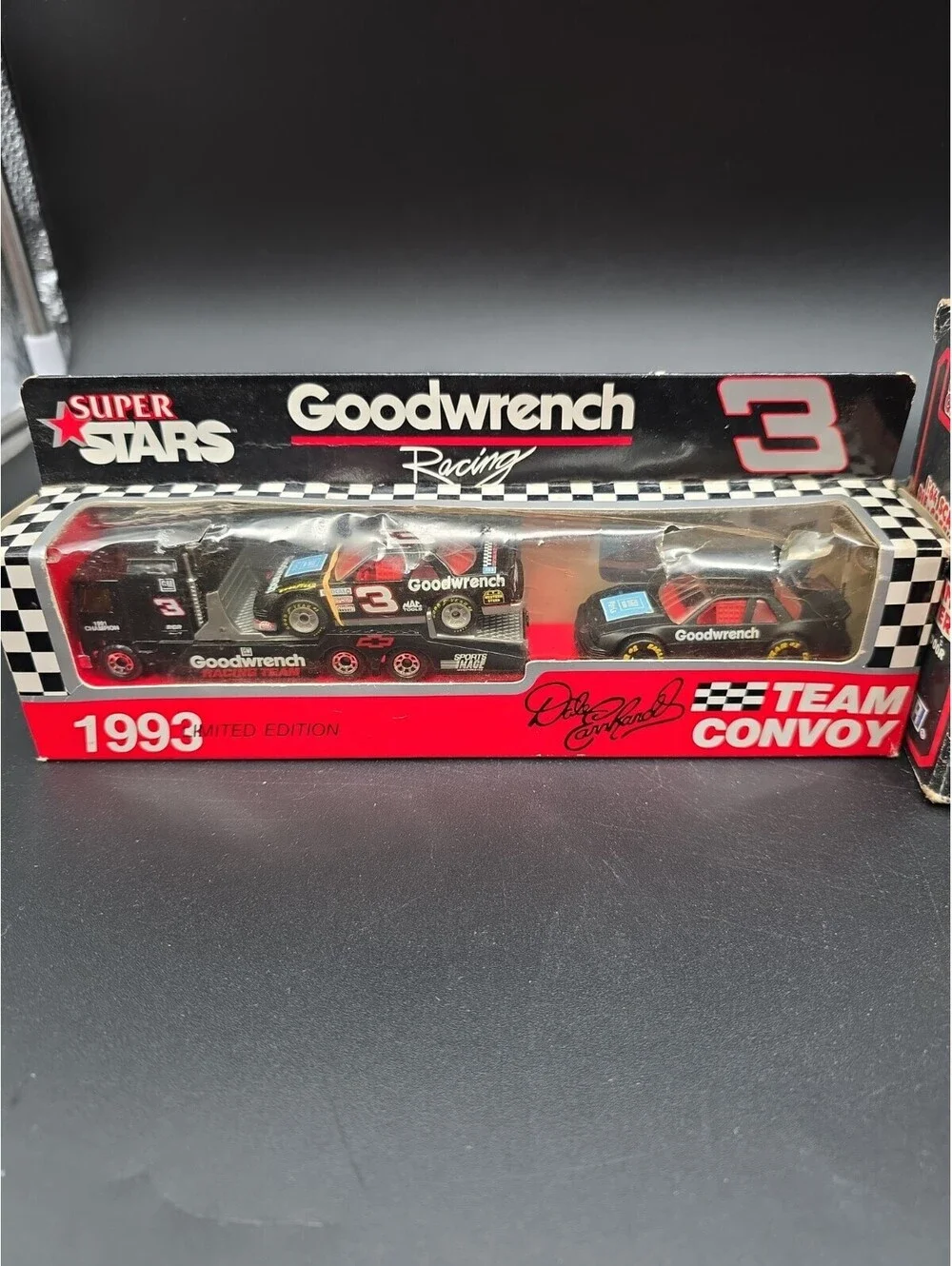NOS VTG Lot Of 3 Dale Earnhardt Sr Diecast Semi Haulers-1:64 With Race  Cars #3